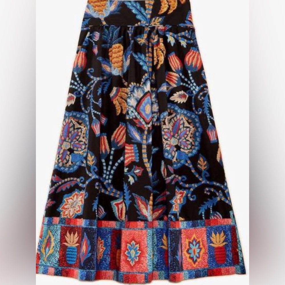 Farm Rio Sunset Tapestry Skirt, Size XS - 4/6